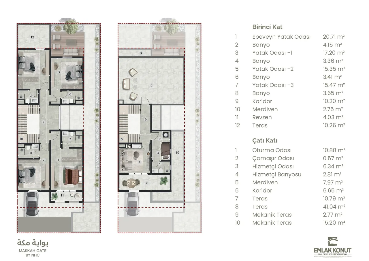 Villa B — 1. kat