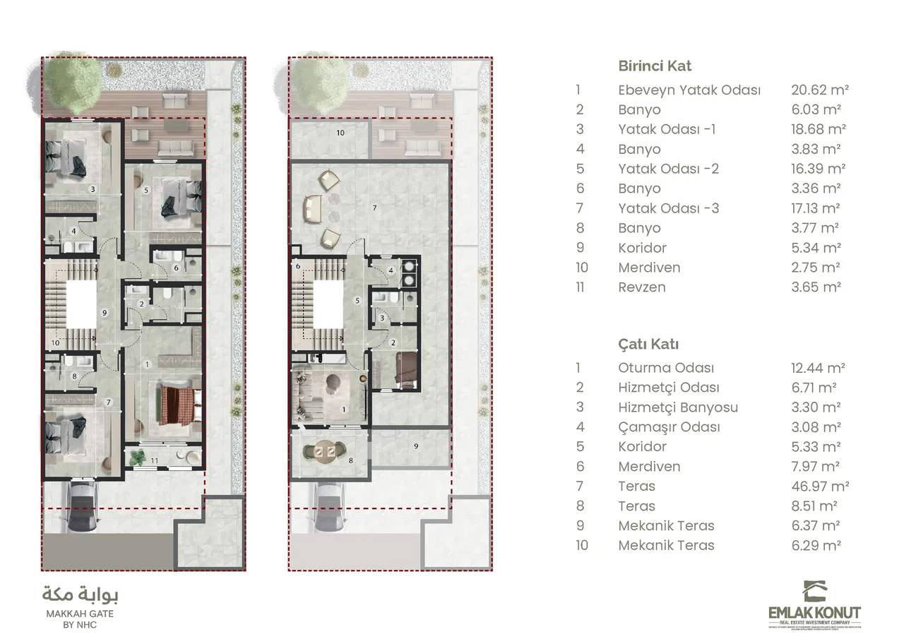 Villa C — 1. kat